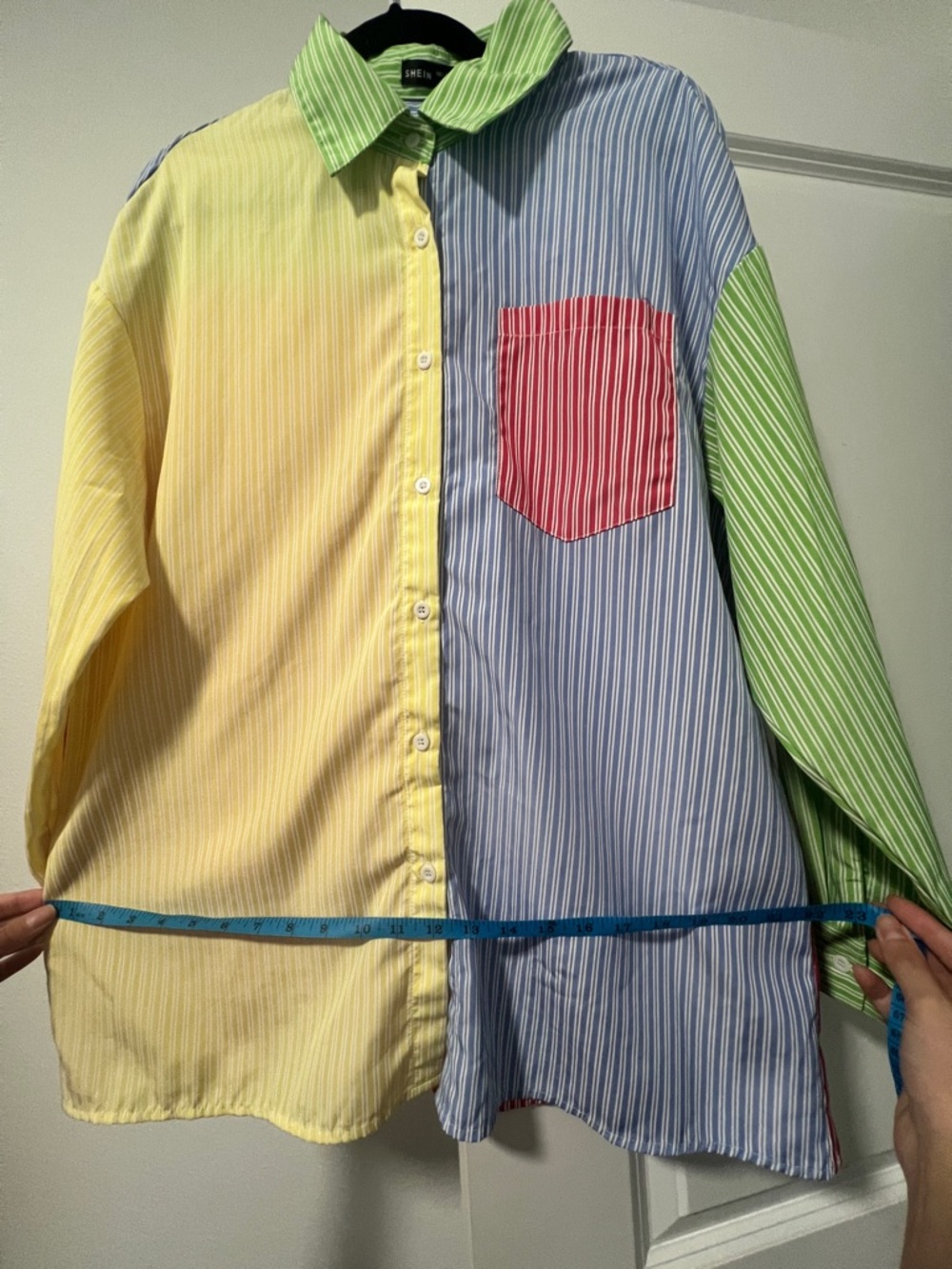 Multicolor Striped Button Down Shirt - Picture 6 of 6